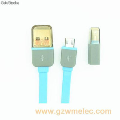 sync data flat micro usb cable
