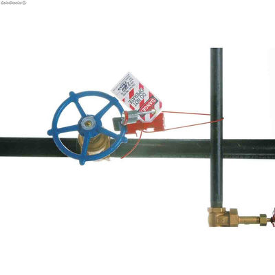 Système universel de condamnation de vannes de grande taille avec câble gainé et - Photo 3
