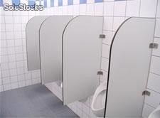 Systemy sanitarnych ścian działowych - Ścianki pisuarowe 