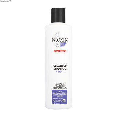 Szampon głęboko oczyszczający Nioxin System 6 Color Safe 300 ml