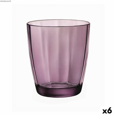 szklanka/kieliszek Bormioli Rocco Pulsar Fioletowy Szkło 390 ml (6 Sztuk) (Pack