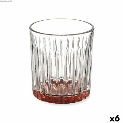 szklanka/kieliszek Exotic Brązowy Szkło 330 ml (6 Sztuk)
