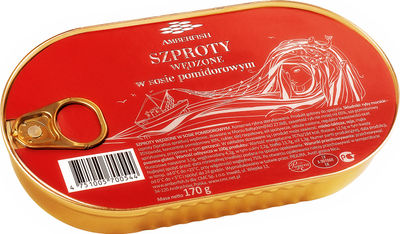 Szproty wędzone w oleju 250 g(słoik) &amp;quot;Amberfish&amp;quot;, Łotewskie - Zdjęcie 3