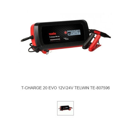 t-charge 20 evo 12V/24V telwin te-807596 - Foto 3