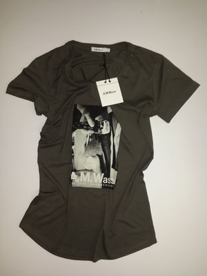 T-shirt cuello en V para hombre, 100% algodón pima peruano - Foto 3