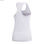 T-shirt damski bez rękawów Adidas Essentials Linear Liliowy - 2