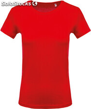 T-shirt de senhora com decote redondo de manga curta