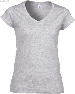 T-shirt donna con scollatura a V Softstyle - Foto 2