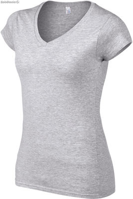 T-shirt donna con scollatura a V Softstyle - Foto 3