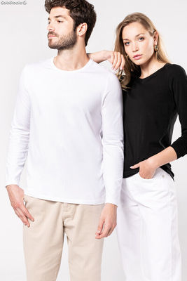 T-shirt donna maniche lunghe girocollo - Foto 2