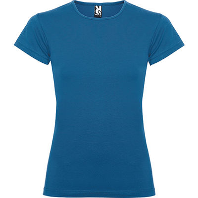 t-shirt Femme bleu classique casual collection verano