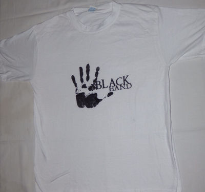 T-shirt haut black hand