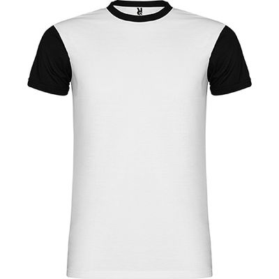 t-shirt Homme blanc/noir sublima