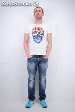t-shirt homme Reign yarvis bianco ottico