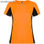 t-shirt shanghai woman t/m orange fluo/noir ROCA66480222302 - Photo 4