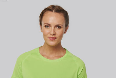T-shirt sportiva donna girocollo in materiale riciclato - Foto 5