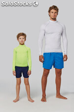T-shirt técnica de criança de manga comprida com proteção anti-UV