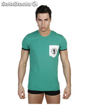 t-shirt uomo bikkembergs verde (40927)