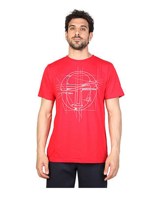 t-shirt uomo sergio tacchini rosso (34671)