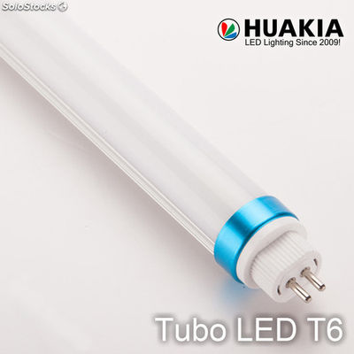 T8 Tubo de led 10W 580mm T6 Tubo de led 0.6M Tubo G5 casquillo 3000k/4000k/6000k - Foto 2
