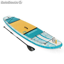 Tabla Paddle Surf Panorama Con Remo Ajustable y Ventana. 340 x 89 x 15 cm.