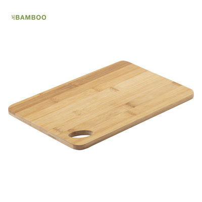 Tabla Cortar Cocina Fabricada En Madera De Bambu 100% Con Asa