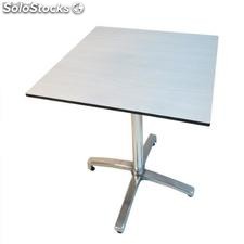 Table 413f7070 fixe avec compact de 70x70 cm