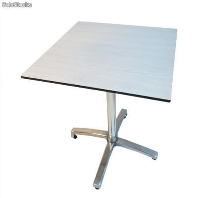 Table 413f7070 fixe avec compact de 70x70 cm