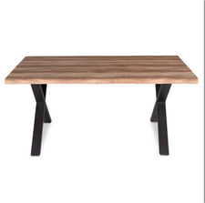 Table à manger dakota 6 personnes pieds forme EeN x design industriel 160 cm