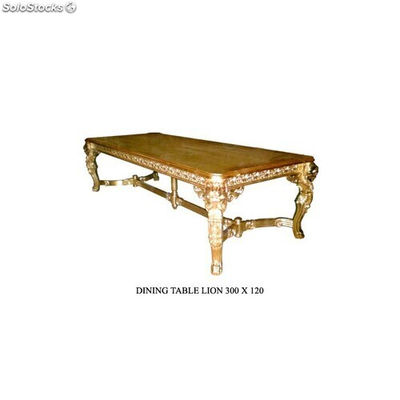 table baroque dorée