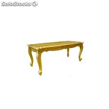 table basse baroque 120 cm - colori: bois doré