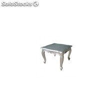 table basse baroque - colori: bois argenté