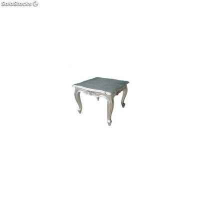table basse baroque - colori: bois argenté