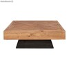 Table basse carrée en bois de pin recyclé