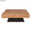 Table basse carrée en bois de pin recyclé - 1