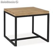 Table basse d&#39;appoint - loras c - 60 x 60 x 54 cm - cadre en métal