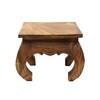 table basse opium 40 x 40 cm en bois claire - colori: bois marron clair