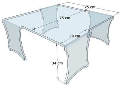 table carrée - Photo 2