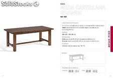 Table Castellana 200x90 et 250x90 en pin