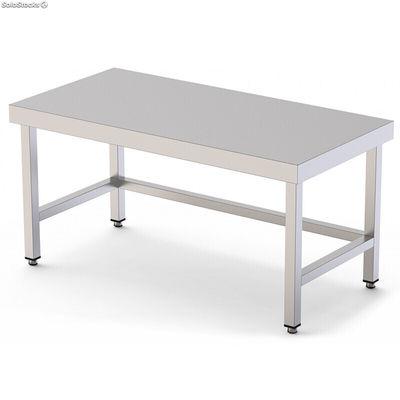 Table centrale en acier inoxydable 1200x700x850 mm