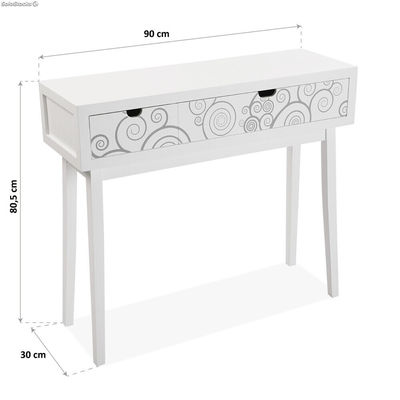 Table d&amp;#39;entrée avec tiroirs, modèle Lituan - Sistemas David - Photo 5