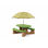 Table de pique-nique avec parasol - 1