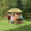 Table de pique-nique avec parasol - Photo 3