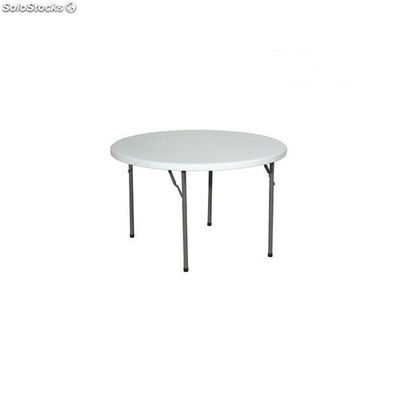 table de réception ronde pliante 180 cm