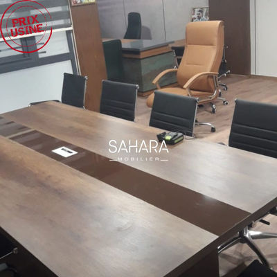 table de réunion sur mesure en mdf fabrication de sahara mobilier