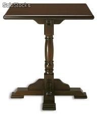 Table en bois de hêtre peint, mesa mod 40