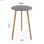 Table en bois en gris, modèle &amp;quot;Round&amp;quot; - Sistemas David - Photo 3