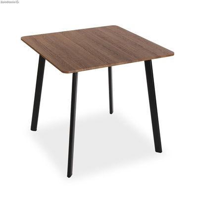 Table en bois, modèle Cronos (80 x 80 cm) - Sistemas David