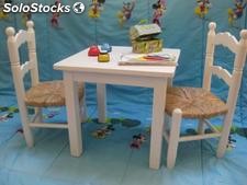 Table et chaise enfants