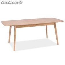Table extensible 8 personnes - felicio - 120-150 x 75 x 75 cm